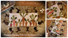 ~Mrs. McGregor’s Garden~ Wool Applique Table Runner