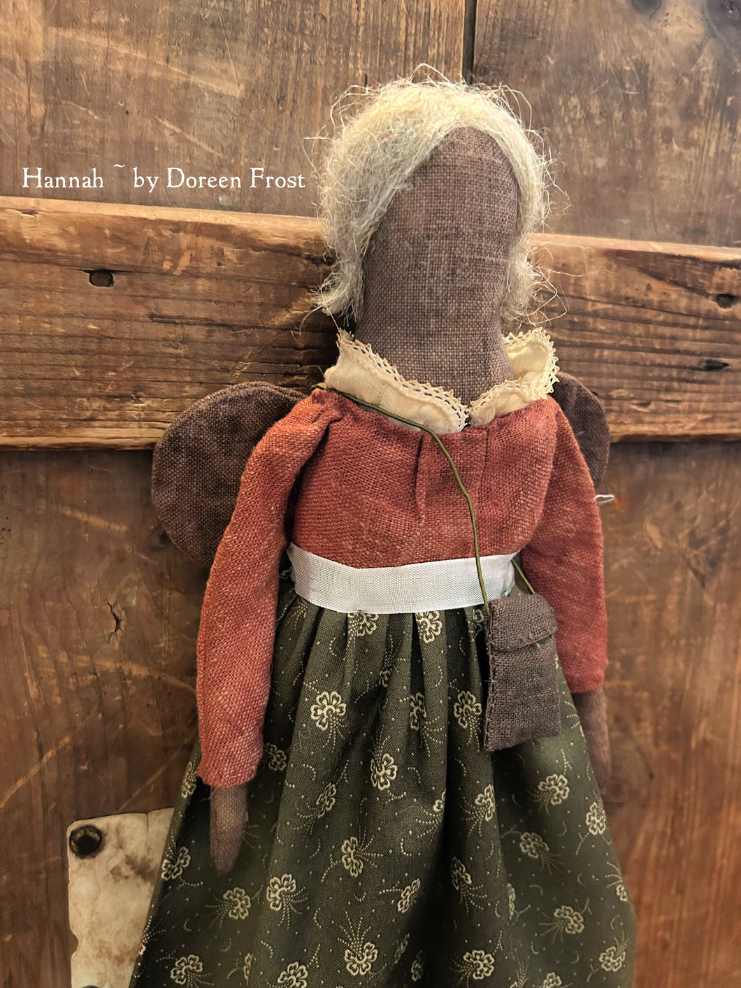 HANNAH ~ LINEN ANGEL DOLL