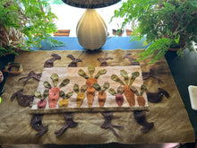 ~Mrs. McGregor’s Garden~ Wool Applique Table Runner