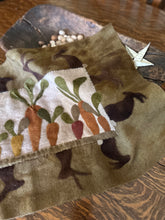 ~Mrs. McGregor’s Garden~ Wool Applique Table Runner