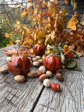 Tiny Jacks ~ Small Hand Sculpted Pumpkins