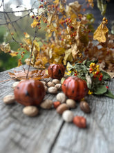 Tiny Jacks ~ Small Hand Sculpted Pumpkins