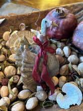 LARGE SPUN COTTON TURKEY ORNAMENTS