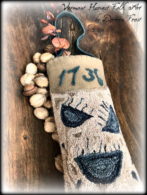 ~1736 Door Pocket Punch Needle Embroidery Piece~