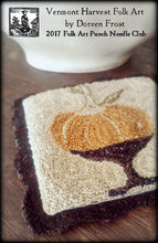 Autumn Blessings Primitive Punch Needle Pattern