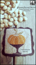 Autumn Blessings Primitive Punch Needle Pattern