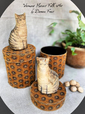 Olde October Cat Keepsake Box