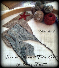 Olde Blue Primitive Whale Punch Needle Embroidery Pattern