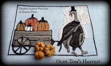Olde Tom's Harvest~  Primitive Punch Needle Embroidery Pattern