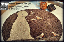 Robins In Winter Punch Needle Embroidery Pattern