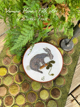 Sir Reginald Hare ~ Framed Punch Needle Embroidery Piece