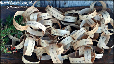 Olde Fashioned Christmas Paper Chains