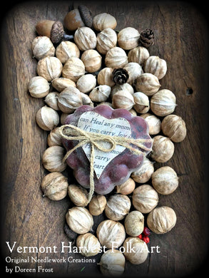 Blackened Beeswax & Soy Hearts