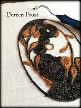 Colonial Pinkeep ~ Primitive Punch Needle Pattern