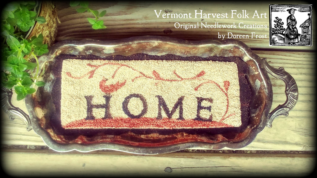 HOME IS WHERE THE HEART IS Punch Needle Pattern Options