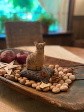 Mourning Pinkeep with Lithograph Cat