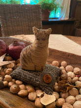 Mourning Pinkeep with Lithograph Cat