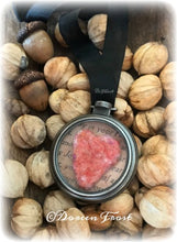 Needle Felted Heart Locket