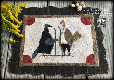 Olde Birds Large Table Mat~ Finished Piece