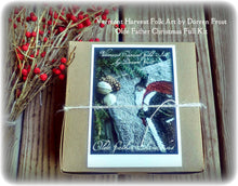 Olde Father Christmas Primitive Punch Needle Embroidery Pattern
