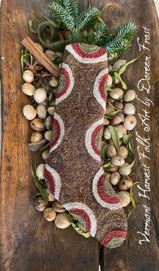 Olde Sturbridge Stocking ~ Finished Piece